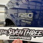 12” Seven Three Garage sticker