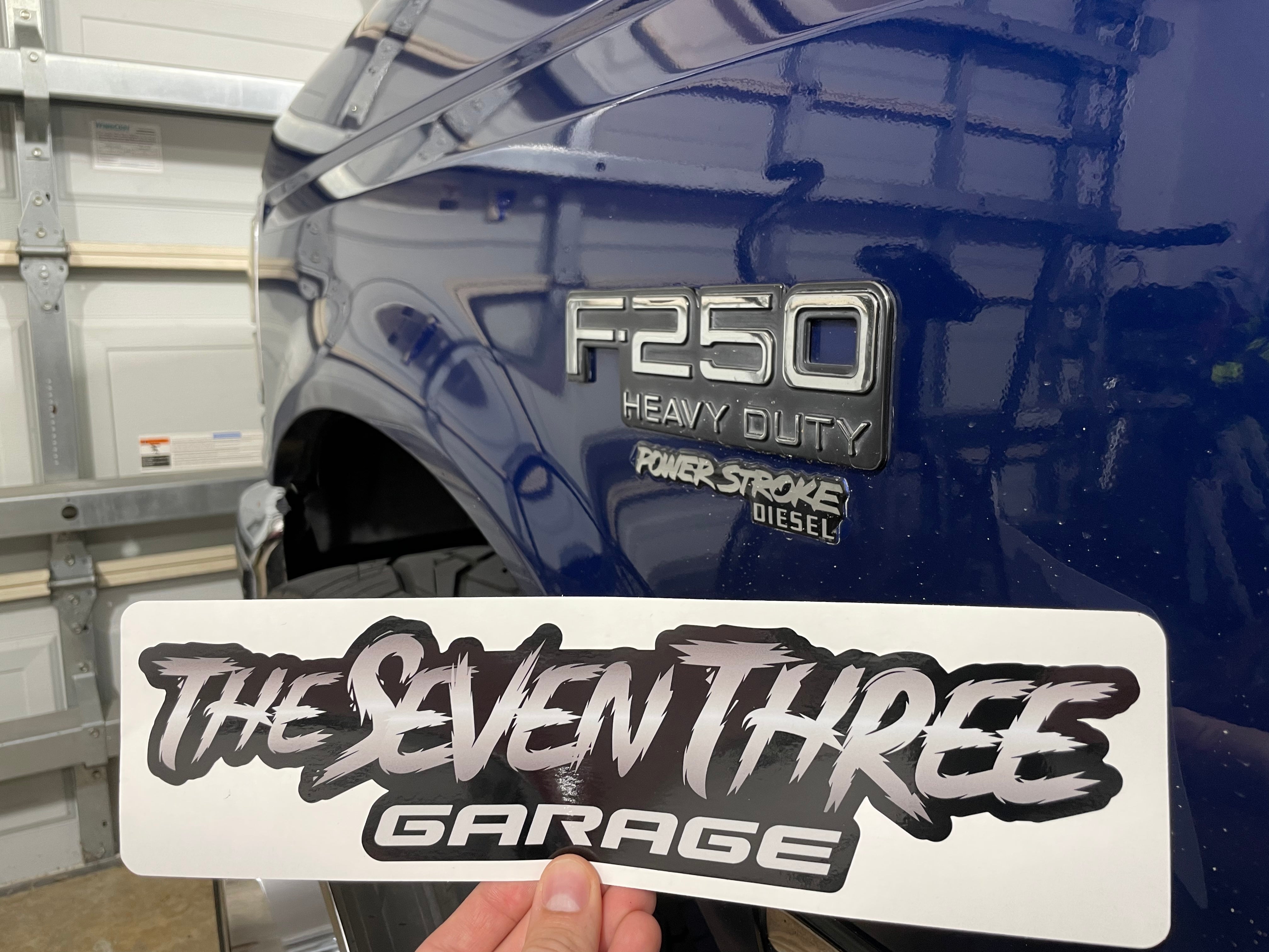 12” Seven Three Garage sticker – The Seven Three Garage Shop
